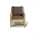 "Гранд Латте" кресло из искусственного ротанга, цвет соломенный YH-C1881W - фото 16774341