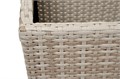 "Капучино" кашпо для цветов плетеное из искусственного ротанга, цвет бежевый YH-Y901W biege - фото 16774487