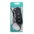 USB-разветвитель (HUB) LuazON HGH-63009, на 4 порта, МИКС 669271 - фото 16775460