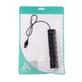 USB-разветвитель Luazon, 7 портов с выключателями, USB 2.0, черный 855978 - фото 16775572