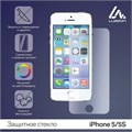Защитное стекло 2.5D Luazon для iPhone 5/5S, полный клей, 0.26 мм, 9Н 958656 - фото 16775661