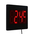 Часы электронные настенные, настольные "Соломон", будильник, 15.5 х 23.5 см, красные цифры 1302103 - фото 16776133