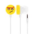 Наушники Luazon "Смайлики" LN-1, вакуумные, желто-белые 1532416 - фото 16776470