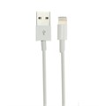 Кабель Luazon, Lightning - USB, 1 А, 0.9 м, белый 1928844 - фото 16776739
