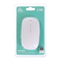 Мышь LuazON MB-1.0, беспроводная, оптическая, 1600 dpi, USB, белая 2518214 - фото 16777758