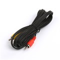 Кабель-переходник аудио/видео Luazon CAB-2, Jack 3.5 (m) - 3xRCA (m), 1.5 м, чёрный 2975679 - фото 16778048