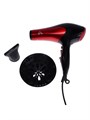 Фен Luazon LGE-004, 3800 Вт, 2 скорости, 3 температурных режима, красно-черный 3141621 - фото 16778683
