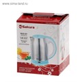 Чайник электрический Sakura SA-2147G, металл, 1.8 л, 1800 Вт, зеленый 3979562 - фото 16778818