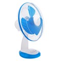 Вентилятор Luazon LOF-03, настольный, 35 Вт, 28 см, 3 режима, пластик, бело-синий 4021012 - фото 16779190