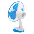 Вентилятор Luazon LOF-03, настольный, 35 Вт, 28 см, 3 режима, пластик, бело-синий 4021012 - фото 16779191