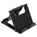 Подставка для телефона Luazon, складная, регулируемая высота, чёрная 3916085 - фото 16779541