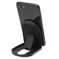 Подставка для телефона Luazon, складная, регулируемая высота, резиновая вставка, чёрная 3916090 - фото 16779584