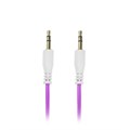 Кабель аудио AUX Luazon, Jack 3.5 мм(m)-Jack 3.5 мм(m), прозрачная оплетка, 1 м, фиолетовый 4310403 - фото 16780236 Кабель аудио AUX Luazon, Jack 3.5 мм(m)-Jack 3.5 мм(m), прозрачная оплетка, 1 м, фиолетовый 4310403 - фото 16780236