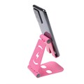 Подставка для телефона Luazon, регулируемая высота, силиконовые вставки, розовая 4487505 - фото 16780382