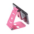 Подставка для телефона Luazon, регулируемая высота, силиконовые вставки, розовая 4487505 - фото 16780383