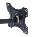 Кронштейн Luazon KrON-56, для ТВ, наклонно-поворотный, 14-42", 80-390 мм от стены, чёрный 3937399 - фото 16780422