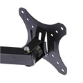 Кронштейн Luazon KrON-62, для ТВ, наклонно-поворотный, 10-30", 70-360 мм от стены, чёрный 3937405 - фото 16780453