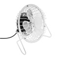 Вентилятор Luazon LOF-05, настольный, 2.5 Вт, 12 см, металл, белый 3937501 - фото 16780557
