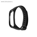 Ремешок для фитнес-браслета Mi Band 3/4 Luazon, черный 4589886 - фото 16780685