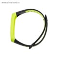 Ремешок для фитнес-браслета Mi Band 3/4 Luazon, с перфорацией, черно-зеленый 4780574 - фото 16781216