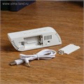 Часы -будильник электронные настольные с термометром, 15 х 5 см, USB 4731576 - фото 16781375
