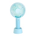 Портативный вентилятор LuazON LOF-02, 3 скорости, 800 мАч, бирюзовый 4601766 - фото 16781408