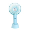 Портативный вентилятор LuazON LOF-02, 3 скорости, 800 мАч, бирюзовый 4601766 - фото 16781409