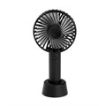 Портативный вентилятор LuazON LOF-02, 3 скорости, 800 мАч, черный 4601767 - фото 16781418