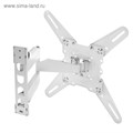 Кронштейн Kromax ATLANTIS-40, для ТВ, наклонно-поворотный, 22-65", 60-523 мм от стены, белый 5047767 - фото 16781697