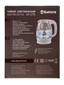 Чайник электрический Sakura SA-2715GR, стекло, 1.7 л, 2200 Вт, зеленый 5136408 - фото 16781827