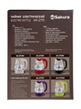 Чайник электрический Sakura SA-2715GR, стекло, 1.7 л, 2200 Вт, зеленый 5136408 - фото 16781828