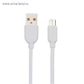 Кабель Borofone BX14, micro USB - USB, 2,4 А, 1 м, белый 5402323 - фото 16782489