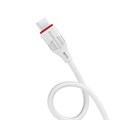 Кабель Borofone BX17, micro USB - USB, 2,4 А, 1 м, белый 5402324 - фото 16782496
