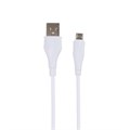 Кабель Borofone BX18, micro USB - USB, 2.4 А, 1 м, белый 5402326 - фото 16782498