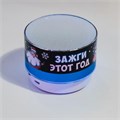 Колонка портативная новогодняя «Новый год: Зажги этот год»,   Bluetooth, USB, 6,9 х 6,9 х 5,2 см 5133508 - фото 16782668