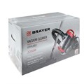 Пылесос BRAYER 4202BR, 2200/420 Вт, 2.5 л, циклон, чёрно-красный 6974415 - фото 16784007