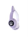 Наушники-Кошки MYBIT W-32, беспроводные, MIC, BT 5.0, AUX, microSD, MP3, 400 мАч, фиолетовые 7348415 - фото 16784985