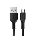 Кабель Hoco X20, microUSB - USB, 2,4 А, 1 м, PVC оплетка, черный 7686968 - фото 16785135