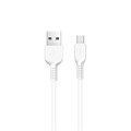 Кабель Hoco X20, microUSB - USB, 2,4 А, 1 м, PVC оплетка, белый 7686969 - фото 16785142