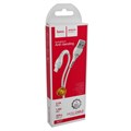 Кабель Hoco X37, Lightning - USB, 2.4 А, 1 м, PVC оплетка, белый 7686943 - фото 16785345