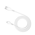 Кабель Hoco X37, Lightning - USB, 2.4 А, 1 м, PVC оплетка, белый 7686943 - фото 16785348