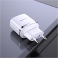 Сетевое зарядное устройство Hoco N4, 2 USB - 2.4 А, белый 7687026 - фото 16785358
