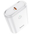 Внешний аккумулятор Hoco Q3, 10000 мАч, USB, USB-C, 3 А, PD 20W + QC3.0, белый 7728646 - фото 16785391