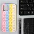 Чехол POP IT, для iPhone 12/12 Pro, силиконовый, разноцветный 7410657 - фото 16785479