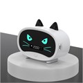 Часы - будильник электронные "Кошка" настольные: колонка, bluetooth, tf-карта, 11.5 см, USB 7550904 - фото 16785526