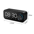 Часы - будильник электронные настольные: колонка, bluetooth, tf-карта, 14.2 х 6 см, USB 7550908 - фото 16785537