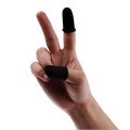 Напальчники для игр на смартфоне Luazon, с защитой от пота, 2 шт., черный 7646506 - фото 16786283