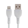 Кабель Borofone BX51, Lightning - USB, 2.4 А, 1 м, PVC оплётка, белый 9083626 - фото 16786331