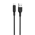Кабель Hoco X25, microUSB - USB, 2 А, 1 м, PVC оплетка, черный 7686956 - фото 16786644
