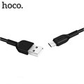 Кабель Hoco X20, microUSB - USB, 2 А, 3 м, PVC оплетка, черный 7686980 - фото 16786654
